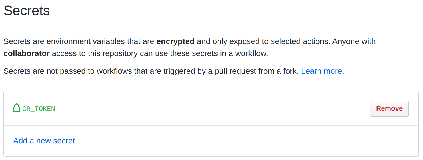 GitHub Secrets